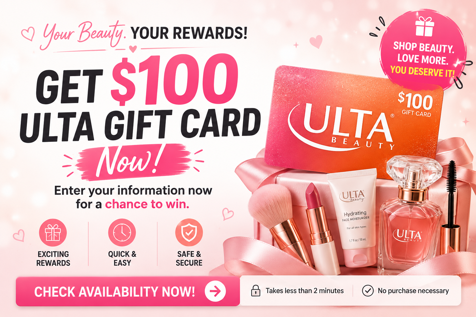 A $100 Ulta Gift Card Opportunity? Here’s What We Found